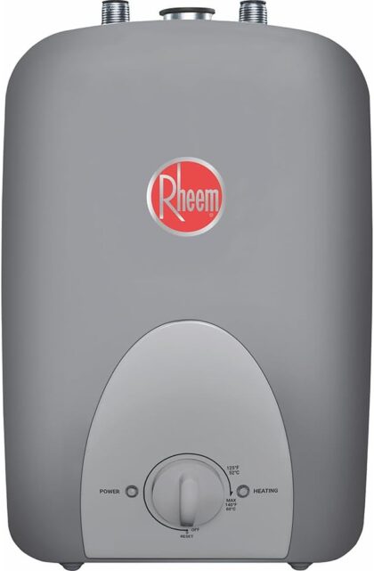 RHEEM 4 Gallon Plug In PROE4-1RH-MT 1.4Kw 120V Mini-Tank Professional Classic Electric Water Heater