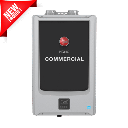 Rheem IKONIC COMMERCIAL Tankless Water Heater RTGH-CS11i 199,000 BTU Super High Efficiency Non-Recirc