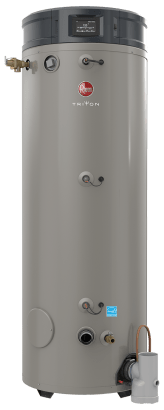 RHEEM GHE100SU-250 Triton SU Base 100 Gallon Intelligent High Efficiency Commercial Gas Water Heater