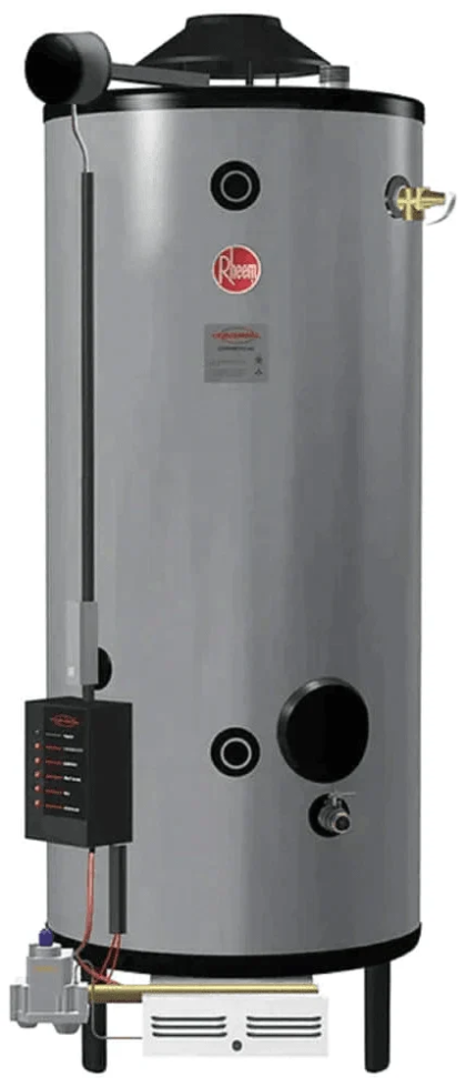 RHEEM G85-400A LP Universal 85 Gallon Commercial 399,900 BTU ASME Water Heater Liquid Propane
