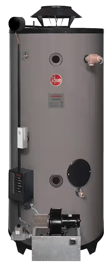 RHEEM GNU100-270 Universal Ultra Low NOx 100 Gallon Commercial 270,000 BTU Water Heater Natural Gas