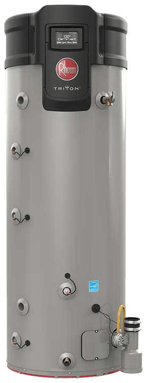 RHEEM GHE50SU-100 Natural Gas Triton Light Duty 50 Gallon Smart Universal 100,000 BTU Commercial Water Heater