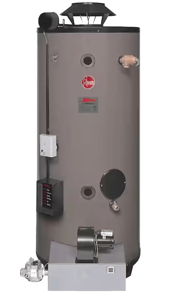 RHEEM GX90-715A Xtreme 90 Gallon Commercial 715,000 BTU Water Heater ASME Natural Gas Low NOx