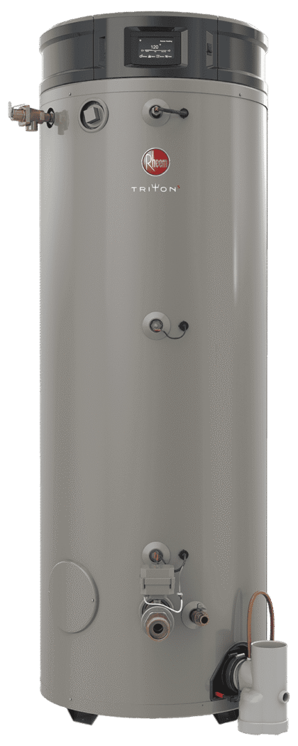 RHEEM GHE100SU-130 Natural Gas Triton 100 Gallon Smart Universal 130,000 BTU Commercial Water Heater
