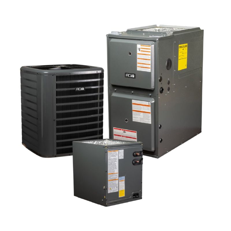 3 Ton 13.4 SEER2 96% AFUE 80,000 BTU Furnace and AC System - R32 Upflow