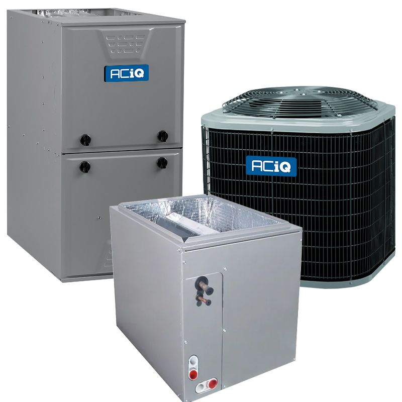 ACIQ 3 Ton 13.4 SEER2 96% 80,000 BTU Furnace & AC System - R454B Multi-Positional