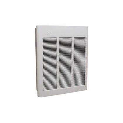Qmark Heater 1000W/2000W Commercial Fan-Forced Wall Heater, 240V White - CWH1202DSF